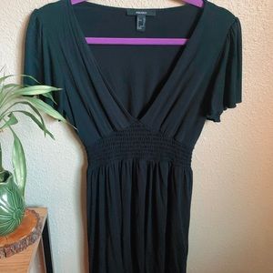 Forever 21 black low cut dress for Sale! Only worn once!